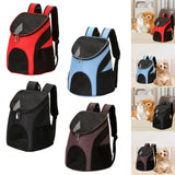 Maxbell Dog Carrier Backpack Sturdy with Mesh Ventilation for Kitten Dog Red