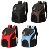 Maxbell Dog Carrier Backpack Sturdy with Mesh Ventilation for Kitten Dog Red