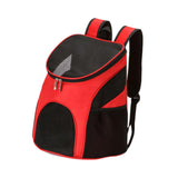 Maxbell Dog Carrier Backpack Sturdy with Mesh Ventilation for Kitten Dog Red