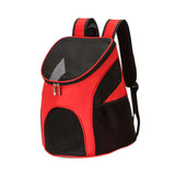 Maxbell Dog Carrier Backpack Sturdy with Mesh Ventilation for Kitten Dog Red