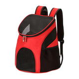 Maxbell Dog Carrier Backpack Sturdy with Mesh Ventilation for Kitten Dog Red