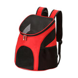 Maxbell Dog Carrier Backpack Sturdy with Mesh Ventilation for Kitten Dog Red