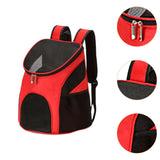 Maxbell Dog Carrier Backpack Sturdy with Mesh Ventilation for Kitten Dog Red