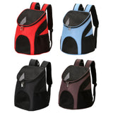 Maxbell Dog Carrier Backpack Sturdy with Mesh Ventilation for Kitten Dog Red