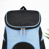 Maxbell Dog Carrier Backpack Sturdy with Mesh Ventilation for Kitten Dog Light Blue