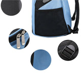 Maxbell Dog Carrier Backpack Sturdy with Mesh Ventilation for Kitten Dog Light Blue