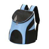 Maxbell Dog Carrier Backpack Sturdy with Mesh Ventilation for Kitten Dog Light Blue