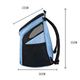Maxbell Dog Carrier Backpack Sturdy with Mesh Ventilation for Kitten Dog Light Blue