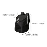 Maxbell Dog Carrier Backpack Sturdy with Mesh Ventilation for Kitten Dog Black