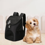 Maxbell Dog Carrier Backpack Sturdy with Mesh Ventilation for Kitten Dog Black