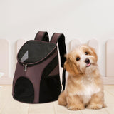 Maxbell Dog Carrier Backpack Sturdy with Mesh Ventilation for Kitten Dog Coffee