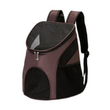 Maxbell Dog Carrier Backpack Sturdy with Mesh Ventilation for Kitten Dog Coffee