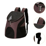 Maxbell Dog Carrier Backpack Sturdy with Mesh Ventilation for Kitten Dog Coffee