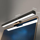 Maxbell Computer Monitor Lamp Screen Hanging Dimmable Laptop Light Bar for Dorm Home black