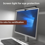 Maxbell Computer Monitor Lamp Screen Hanging Dimmable Laptop Light Bar for Dorm Home black