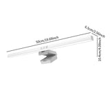 Maxbell Computer Monitor Lamp Screen Hanging Dimmable Laptop Light Bar for Dorm Home white