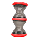 Maxbell Dog Food Dispenser Puzzle Toy Rolling Pet Toy for IQ Stimulation IQ Training Red