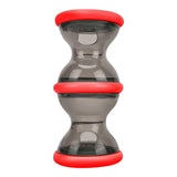 Maxbell Dog Food Dispenser Puzzle Toy Rolling Pet Toy for IQ Stimulation IQ Training Red