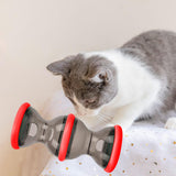 Maxbell Dog Food Dispenser Puzzle Toy Rolling Pet Toy for IQ Stimulation IQ Training Red