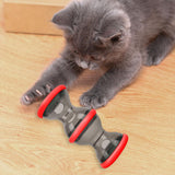 Maxbell Dog Food Dispenser Puzzle Toy Rolling Pet Toy for IQ Stimulation IQ Training Red