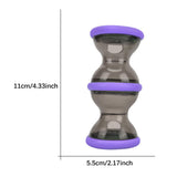 Maxbell Dog Food Dispenser Puzzle Toy Rolling Pet Toy for IQ Stimulation IQ Training Purple