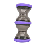 Maxbell Dog Food Dispenser Puzzle Toy Rolling Pet Toy for IQ Stimulation IQ Training Purple