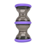 Maxbell Dog Food Dispenser Puzzle Toy Rolling Pet Toy for IQ Stimulation IQ Training Purple