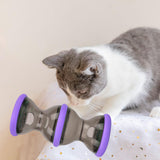 Maxbell Dog Food Dispenser Puzzle Toy Rolling Pet Toy for IQ Stimulation IQ Training Purple