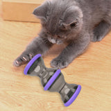 Maxbell Dog Food Dispenser Puzzle Toy Rolling Pet Toy for IQ Stimulation IQ Training Purple