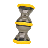 Maxbell Dog Food Dispenser Puzzle Toy Rolling Pet Toy for IQ Stimulation IQ Training Yellow