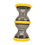 Maxbell Dog Food Dispenser Puzzle Toy Rolling Pet Toy for IQ Stimulation IQ Training Yellow