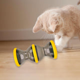 Maxbell Dog Food Dispenser Puzzle Toy Rolling Pet Toy for IQ Stimulation IQ Training Yellow