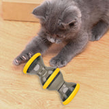 Maxbell Dog Food Dispenser Puzzle Toy Rolling Pet Toy for IQ Stimulation IQ Training Yellow