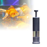Maxbell Manual Fish Feeder Easy to Clean Feeding Tube for Crystal Golden Fish