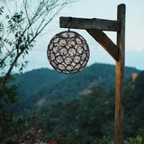 Maxbell Round Lampshade Hollow Classic Replacement Cover for Bedroom Camping Lantern Lamp Shade