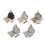 Maxbell Dog Travel Bag Cat Travel Bag for Small and Medium Cats Small Animals Grey White