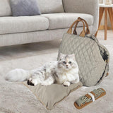 Maxbell Dog Travel Bag Cat Travel Bag for Small and Medium Cats Small Animals Grey White
