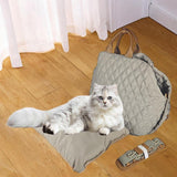 Maxbell Dog Travel Bag Cat Travel Bag for Small and Medium Cats Small Animals Grey White