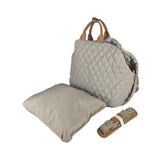 Maxbell Dog Travel Bag Cat Travel Bag for Small and Medium Cats Small Animals Grey White