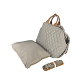 Maxbell Dog Travel Bag Cat Travel Bag for Small and Medium Cats Small Animals Grey White