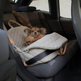 Maxbell Dog Travel Bag Cat Travel Bag for Small and Medium Cats Small Animals Grey White