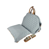 Maxbell Dog Travel Bag Cat Travel Bag for Small and Medium Cats Small Animals Blue Grey