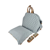 Maxbell Dog Travel Bag Cat Travel Bag for Small and Medium Cats Small Animals Blue Grey