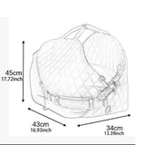 Maxbell Dog Travel Bag Cat Travel Bag for Small and Medium Cats Small Animals Black