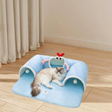 Maxbell Cat Tunnel Summer Breathable Interactive for Bunny Kitten Self Entertainment S