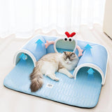 Maxbell Cat Tunnel Summer Breathable Interactive for Bunny Kitten Self Entertainment M
