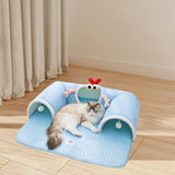 Maxbell Cat Tunnel Summer Breathable Interactive for Bunny Kitten Self Entertainment M