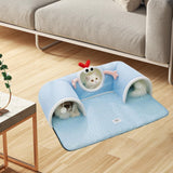 Maxbell Cat Tunnel Summer Breathable Interactive for Bunny Kitten Self Entertainment M