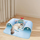 Maxbell Cat Tunnel Summer Breathable Interactive for Bunny Kitten Self Entertainment L