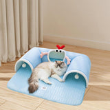 Maxbell Cat Tunnel Summer Breathable Interactive for Bunny Kitten Self Entertainment XL